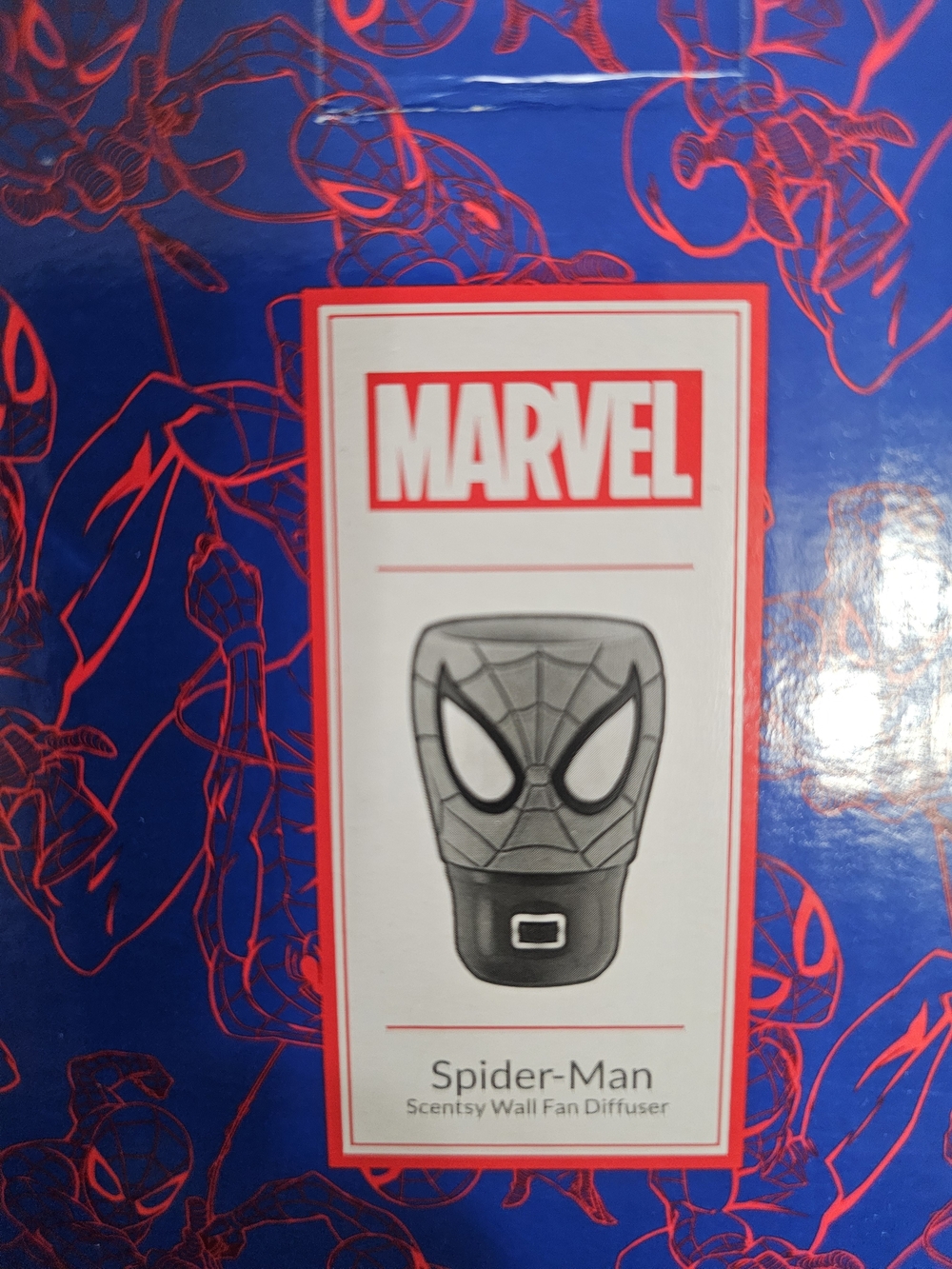 MARVEL Spider-Man Wall Fan Diffuser with Diffuser Scent Pod